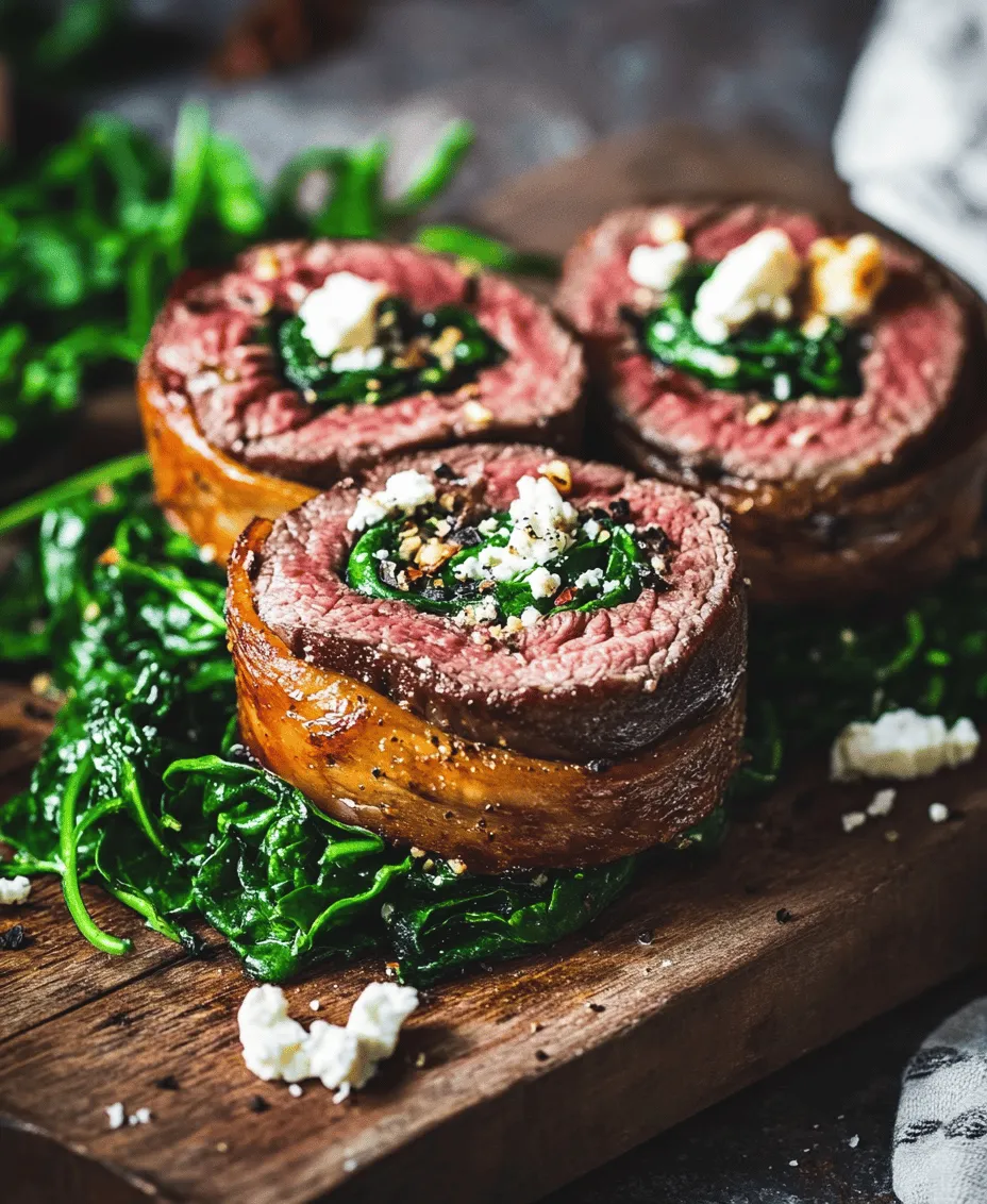 Steak-Pinwheels sind eine köstliche und beeindruckende Möglichkeit, Rinderfilet zu genießen. Sie kombinieren zartes Fleisch mit einer würzigen Füllung aus frischem Spinat und Feta-Käse, was dieses Gericht zu einem Highlight auf jedem Esstisch macht. Ob für ein festliches Dinner oder ein entspanntes Wochenende – Steak-Pinwheels sind ein echter Genuss, der sowohl geschmacklich als auch optisch überzeugt. In diesem Artikel erfahren Sie, wie Sie diese delikaten Pinwheels zubereiten können, während wir die einzelnen Schritte und Tipps zur Zubereitung ausführlich erläutern.