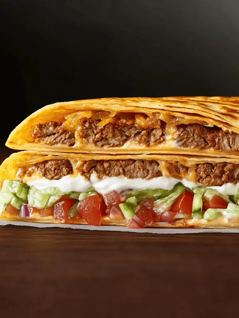 Ein Crunchwrap Supreme ist die perfekte Kombination aus knusprigen und weichen Texturen, die jeden Taco-Liebhaber begeistern wird. Inspiriert von dem beliebten Fast-Food-Gericht, ist unser Rezept für den Crunchy Taco Bell Crunchwrap Supreme eine köstliche und einfache Möglichkeit, dieses ikonische Gericht zu Hause nachzukochen. Der Crunchwrap vereint die Aromen eines Tacos mit der Struktur eines Burritos und bietet somit ein unverwechselbares Geschmackserlebnis. In diesem Artikel werden wir nicht nur das Rezept im Detail durchgehen, sondern auch interessante Informationen über die Herkunft des Crunchwraps, Variationsmöglichkeiten und Tipps für die Zubereitung geben.