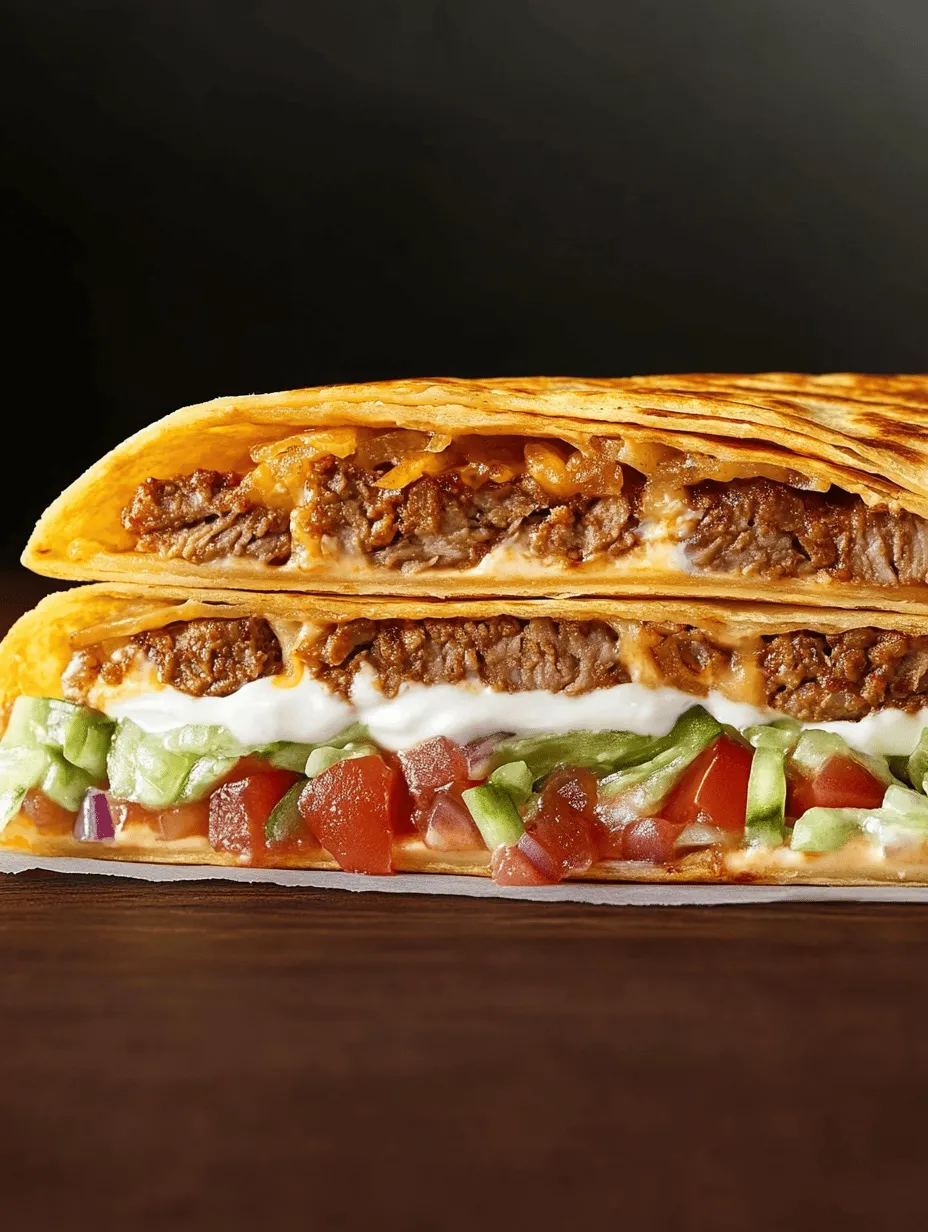 Ein Crunchwrap Supreme ist die perfekte Kombination aus knusprigen und weichen Texturen, die jeden Taco-Liebhaber begeistern wird. Inspiriert von dem beliebten Fast-Food-Gericht, ist unser Rezept für den Crunchy Taco Bell Crunchwrap Supreme eine köstliche und einfache Möglichkeit, dieses ikonische Gericht zu Hause nachzukochen. Der Crunchwrap vereint die Aromen eines Tacos mit der Struktur eines Burritos und bietet somit ein unverwechselbares Geschmackserlebnis. In diesem Artikel werden wir nicht nur das Rezept im Detail durchgehen, sondern auch interessante Informationen über die Herkunft des Crunchwraps, Variationsmöglichkeiten und Tipps für die Zubereitung geben.
