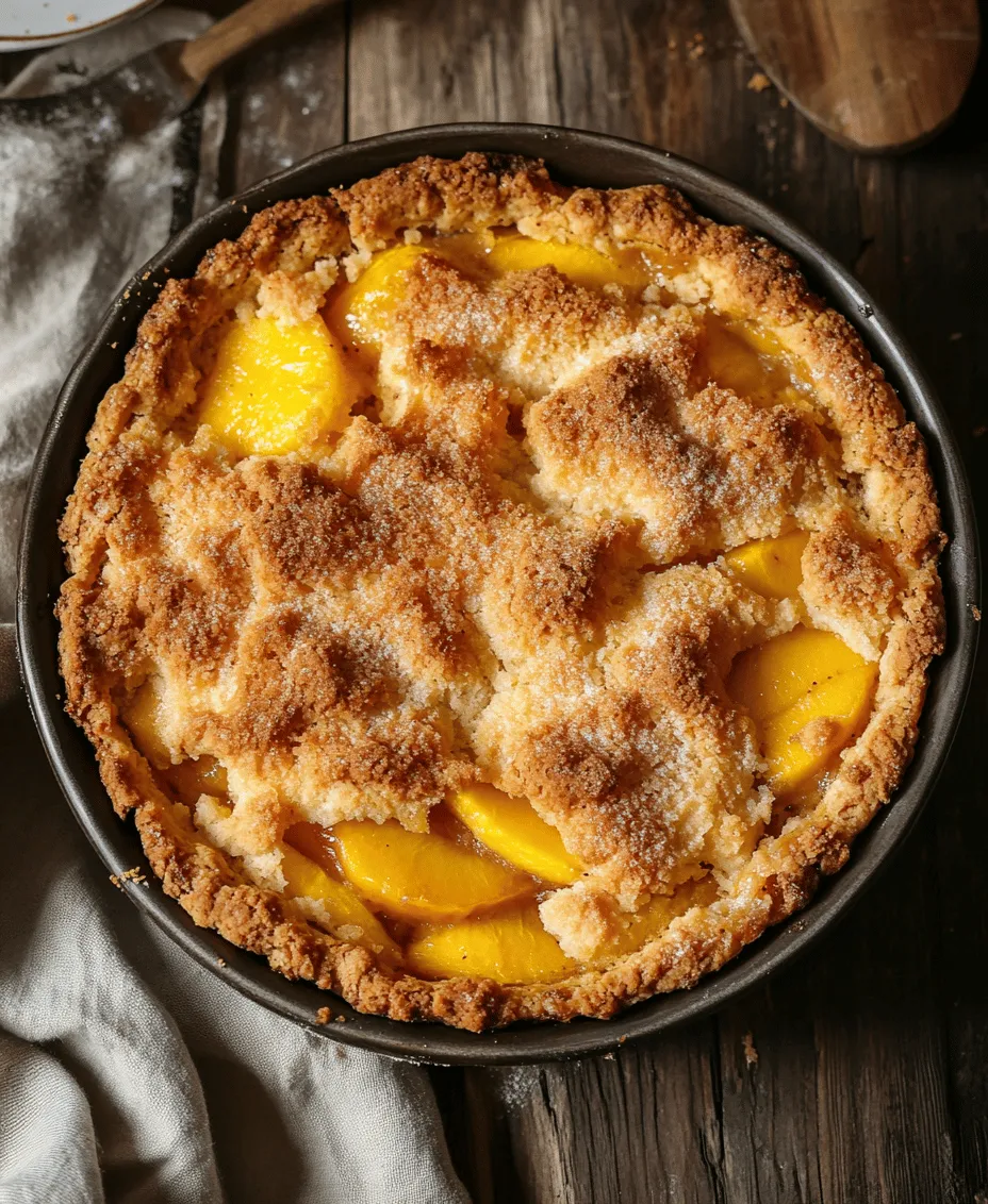 Southern Peach Cobbler ist nicht nur ein Dessert; es ist ein Stück amerikanischer Geschichte, das tief in den Traditionen des Südens verwurzelt ist. Mit seiner goldenen Kruste und der saftigen, süßen Pfirsichfüllung ist dieses Gericht ein wahrer Genuss, der die Herzen vieler Menschen erobert hat. Ursprünglich als einfache Art der Verwendung von reifen Pfirsichen entstanden, hat sich der Cobbler zu einem Symbol für Gastfreundschaft und ein gemütliches Zuhause entwickelt. Ob bei Familienfeiern, Grillabenden oder einfach nur als süßer Abschluss eines Abendessens, der Southern Peach Cobbler ist immer eine köstliche Wahl.