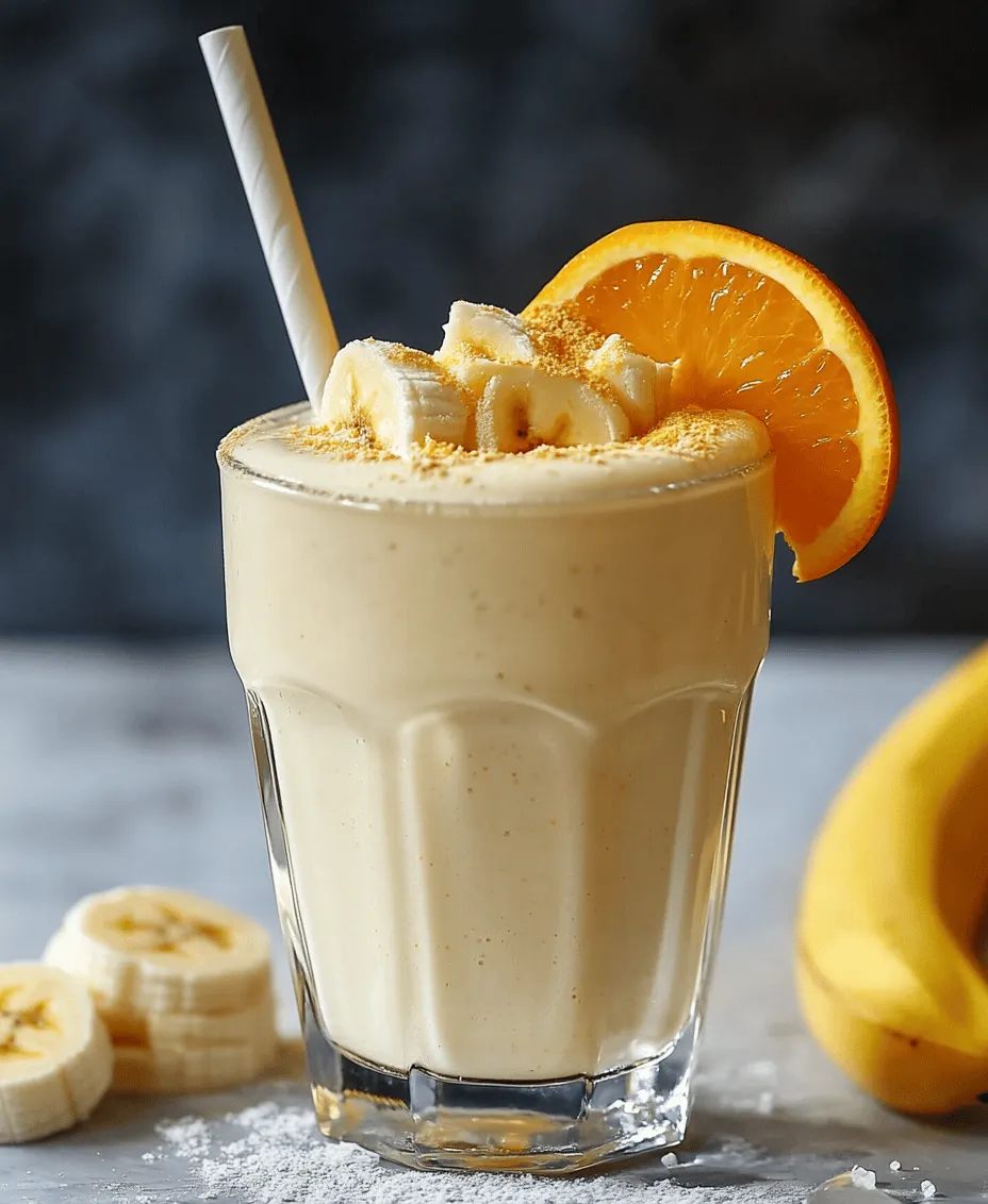Die Basis für unseren Oranger Dreamsicle Proteinshake besteht aus frischen und gesunden Zutaten. Jede Zutat trägt zur Nährstoffdichte und zum wunderbaren Geschmack des Shakes bei. Lassen Sie uns die Vorteile jeder Zutat näher betrachten: