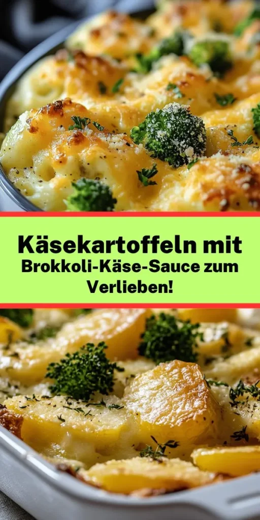 Entdecke das perfekte Comfort Food mit unseren Käsekartoffeln Deluxe! Diese herzhaften Kartoffeln sind gefüllt mit einer cremigen Brokkoli-Käse-Sauce aus Cheddar und Frischkäse. Easy to make und ideal für einen geselligen Abend oder als Beilage. Die Kombination aus fluffigen Kartoffeln und schmelzender Käsesauce wird garantiert zum Hit auf deinem Tisch. Perfekt dekoriert mit frischer Petersilie und leckerem Parmesan – ein Genuss, den jeder lieben wird!