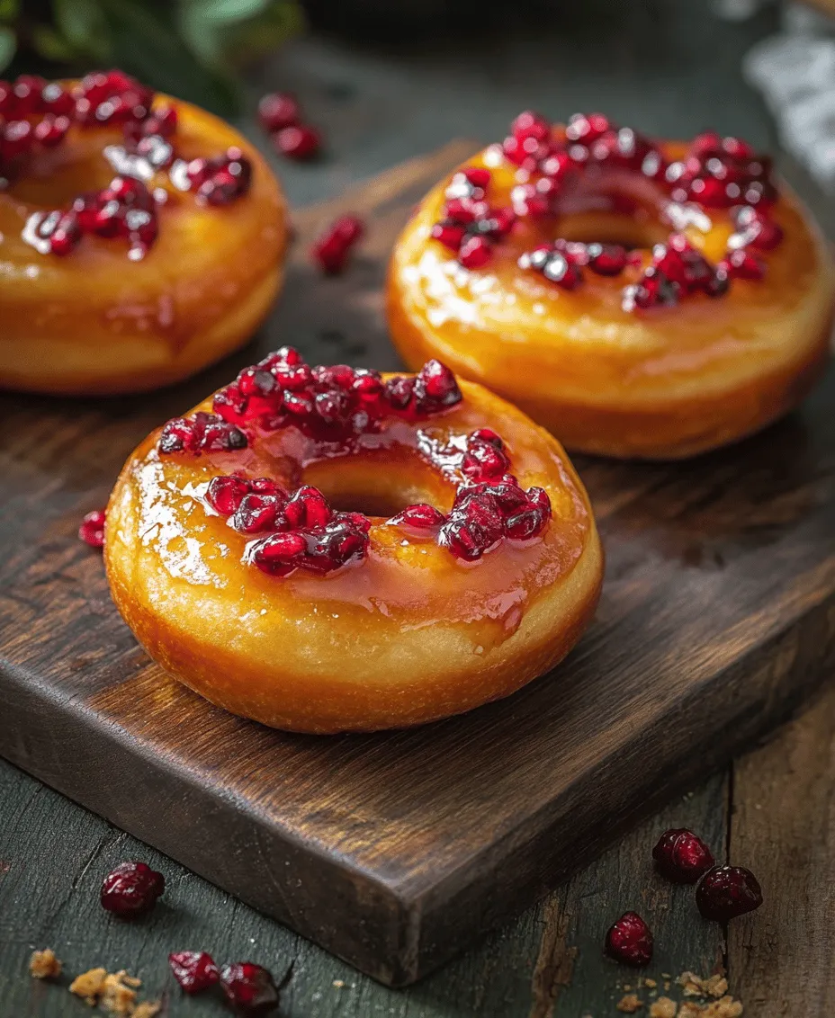 Willkommen in der Welt der süßen Leckereien! Wenn Sie auf der Suche nach einem Rezept sind, das nicht nur köstlich ist, sondern auch das gewisse Etwas hat, dann sind Sie hier genau richtig. In diesem Artikel präsentieren wir Ihnen ein unwiderstehliches Rezept für gebackene Apfelwein-Donuts mit einer verführerischen Granatapfel-Glasur. Diese Donuts sind nicht nur einfach zuzubereiten, sondern bieten auch eine einzigartige Geschmackskombination, die Ihre Geschmacksknospen verwöhnen wird.