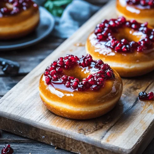 Willkommen in der Welt der süßen Leckereien! Wenn Sie auf der Suche nach einem Rezept sind, das nicht nur köstlich ist, sondern auch das gewisse Etwas hat, dann sind Sie hier genau richtig. In diesem Artikel präsentieren wir Ihnen ein unwiderstehliches Rezept für gebackene Apfelwein-Donuts mit einer verführerischen Granatapfel-Glasur. Diese Donuts sind nicht nur einfach zuzubereiten, sondern bieten auch eine einzigartige Geschmackskombination, die Ihre Geschmacksknospen verwöhnen wird.