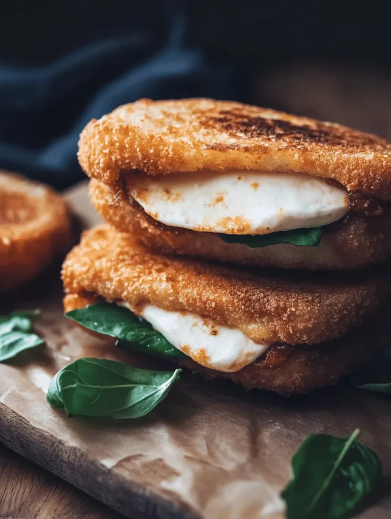 Mozzarella in Carozza ist ein klassisches italienisches Gericht, das die Herzen von Käseliebhabern im Sturm erobert. Diese köstlichen, panierten Sandwiches vereinen den cremigen Geschmack von frischem Mozzarella mit der knusprigen Textur einer goldbraun frittierten Außenschicht. Die Kombination aus dem zartschmelzenden Käse und dem knusprigen Brot ist nicht nur ein Gaumenschmaus, sondern auch eine wahre Explosion an Aromen, die jeden Bissen zu einem unvergesslichen Erlebnis macht.