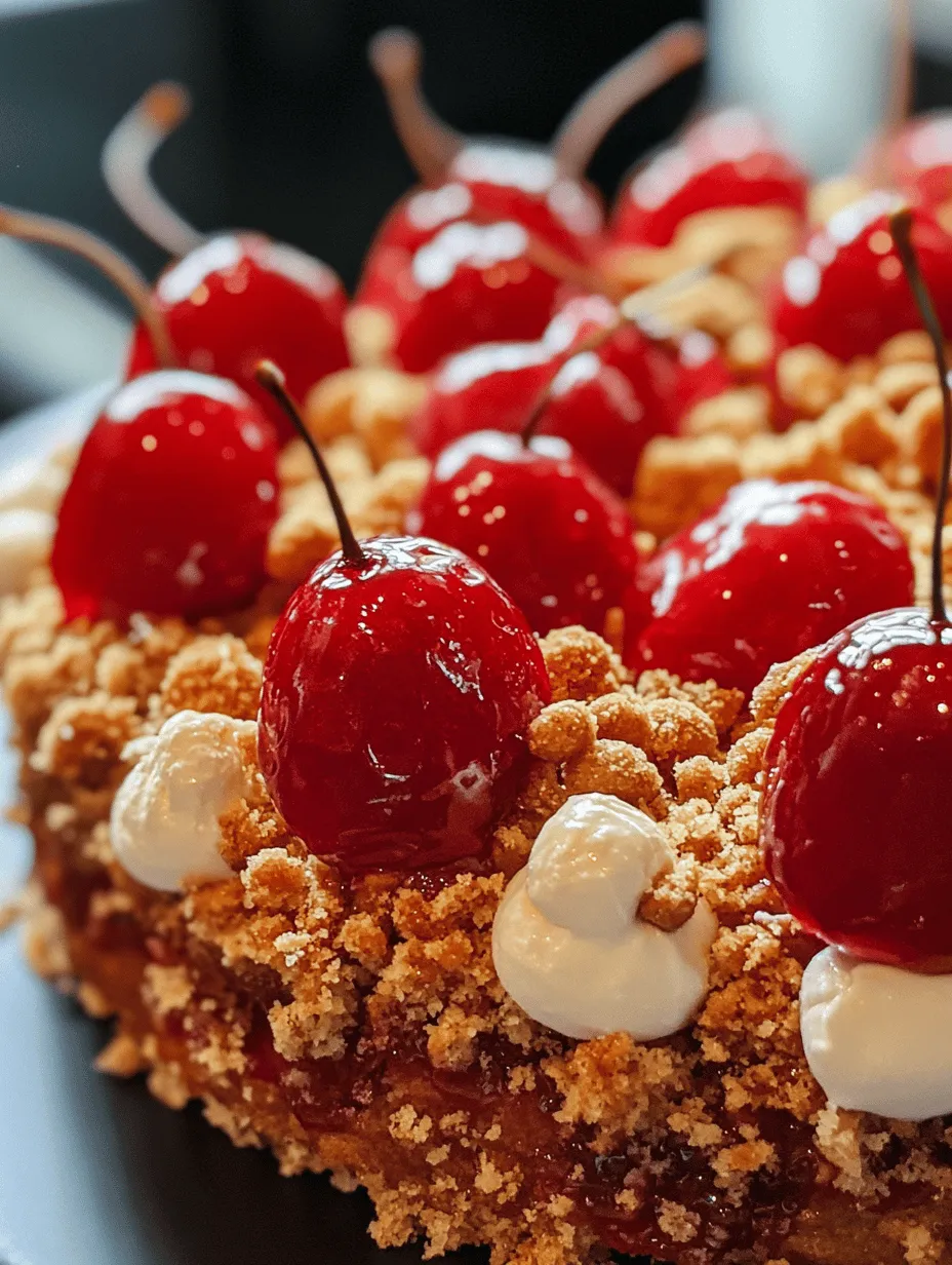 Der kirschige Streuselkuchen ist nicht nur ein einfaches Dessert, sondern ein wahres Fest für die Sinne. Er vereint die fruchtige Frische saftiger Kirschen mit der knusprigen Textur von Streuseln und sorgt damit für ein Geschmackserlebnis, das sowohl Gaumen als auch Augen erfreut. Ob bei Familienfeiern, Geburtstagsfeiern oder einfach als süße Belohnung nach einem langen Tag – dieser Blechkuchen bringt Freude auf jeden Tisch und ist ein ideales Rezept, um besonderen Anlässen einen Hauch von Süße zu verleihen.