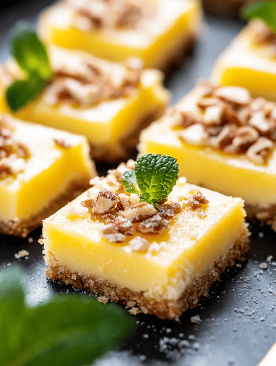 Zitronen-Brownies sind eine erfrischende und köstliche Variante des klassischen Brownies, die den perfekten süß-sauren Genuss vereinen. Während traditionelle Brownies oft mit Schokolade zubereitet werden, bringen diese gelben Leckereien eine helle, fröhliche Note in die Backwelt. Die Kombination aus der saftigen Konsistenz und dem spritzigen Geschmack der Zitronen sorgt dafür, dass diese Brownies nicht nur ein Highlight für den Kaffeetisch sind, sondern auch eine wunderbare Möglichkeit, den Sommer in die eigenen vier Wände zu holen.