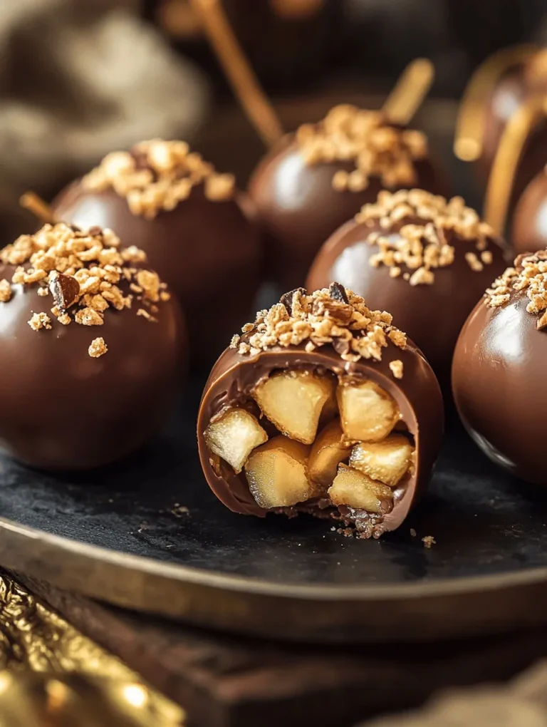 In der Welt der Desserts gibt es kaum etwas Verlockenderes als die Kombination von fruchtiger Frische und süßem Gebäck. Gebackene Apfelpralinen mit Zimtzauber sind nicht nur ein Fest für die Sinne, sondern auch ein einfaches Rezept, das sowohl Anfänger als auch erfahrene Köche begeistert. Die Mischung aus saftigen Äpfeln, einem Hauch von Marzipan und der warmen, einladenden Note von Zimt macht dieses Dessert zu einem absoluten Highlight jeder Kaffeetafel oder festlichen Gelegenheit.
