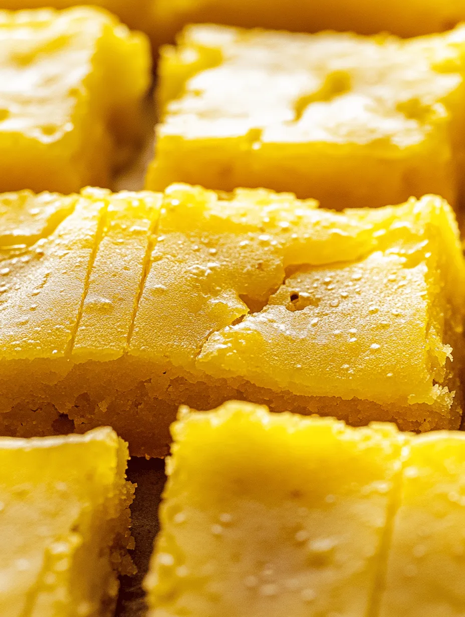 Die Basis für unsere Zitronen-Brownies besteht aus einer handvoll einfacher Zutaten, die jeder in seiner Küche hat. Diese Zutaten sind nicht nur leicht erhältlich, sondern bieten auch eine Vielzahl von Aromen und Texturen, die zusammen das perfekte Ergebnis liefern.