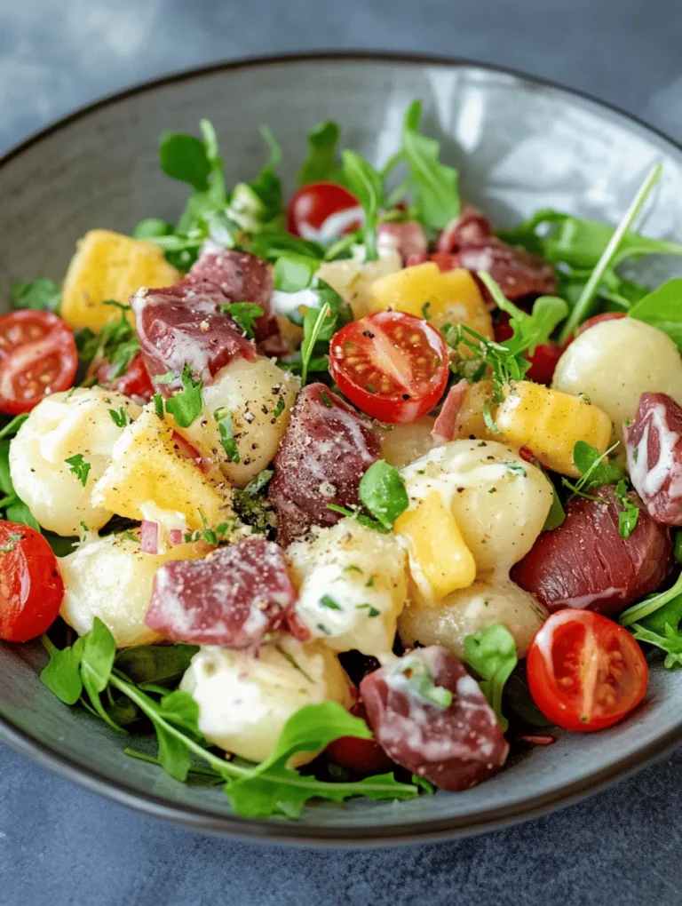 In der Welt der kulinarischen Köstlichkeiten gibt es unzählige Möglichkeiten, die Geschmacksknospen zu erfreuen. Unter den vielen kreativen Rezepten sticht der Gnocchi BigMäc-Salat als eine besonders aufregende Fusion hervor. Hier treffen die zarten, luftigen Gnocchi auf die herzhaften Aromen eines klassischen BigMäc Burgers. Diese Kombination aus zwei beliebten Gerichten vereint die besten Eigenschaften von beiden und schafft ein ganz neues Geschmackserlebnis. Egal, ob Sie ein leidenschaftlicher Koch sind oder einfach nur eine schnelle, aber köstliche Mahlzeit zubereiten möchten, dieser Salat bietet für jeden etwas.