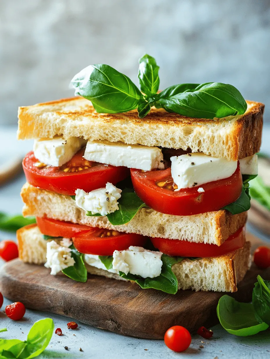 In der Welt der schnellen und gesunden Küche ist das Tomaten-Feta-Genuss-Sandwich mit Balsamico-Trüffel-Dip ein wahres Highlight. Dieses köstliche Sandwich vereint die Frische reifer Tomaten mit dem herzhaften Geschmack von Feta und dem aromatischen Kick von Trüffelöl. Es ist nicht nur ein Gaumenschmaus, sondern auch eine ausgewogene Mahlzeit, die sich perfekt für ein leichtes Mittagessen oder als Snack eignet. Die Kombination aus frischen Zutaten und aromatischen Beigaben sorgt dafür, dass dieses Sandwich sowohl geschmacklich als auch nährstofftechnisch überzeugt.