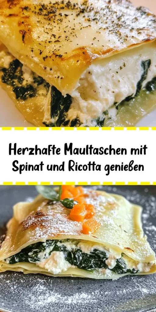 Entdecken Sie die köstliche Welt der Maultaschen mit Herz und Seele! Diese gefüllten Teigtaschen sind eine wahre Gaumenfreude und perfekt für jede Gelegenheit. Mit einer herzhaften Füllung aus frischem Spinat, Ricotta und geräuchertem Schinken, umhüllt von zartem Teig, werden sie zum Star auf Ihrem Tisch. Ideal für ein gemütliches Abendessen oder ein besonderes Familienessen. Genießen Sie sie in Brühe und garnieren Sie mit frischer Petersilie für das perfekte Finish!