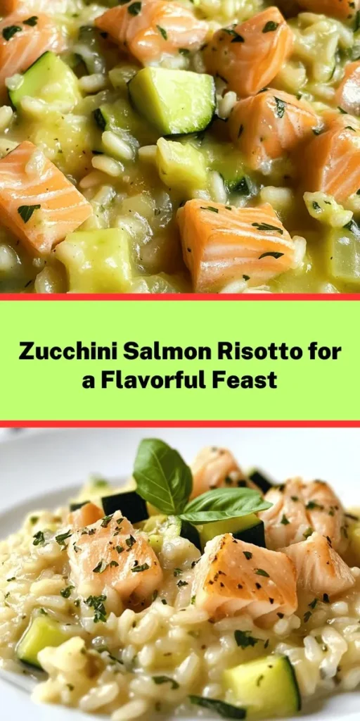 Entdecke die Aromen des Zucchini-Lachs-Risottos! Dieses köstliche Gericht kombiniert zarten Lachs, frische Zucchini und cremigen Arborio-Reis für eine perfekte Geschmacksexplosion. In nur 35 Minuten zauberst du ein einfaches, elegantes Abendessen, das sowohl gesund als auch sättigend ist. Verfeinert mit Parmesan und frischen Kräutern, ist es ein Genuss für alle Sinne. Perfekt für besondere Anlässe oder ein schnelles Dinner!