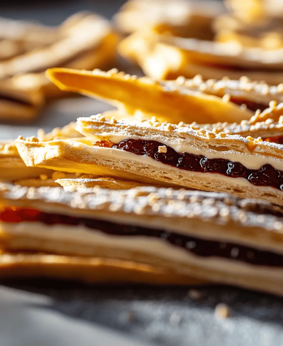 Süße Blätterteigherzen mit Marzipan und Kirschfüllung sind nicht nur ein Genuss für den Gaumen, sondern auch ein wahrer Augenschmaus. Diese zarten, goldbraunen Herzen sind die perfekte Wahl für besondere Anlässe, romantische Abende oder einfach als süße Belohnung für sich selbst. Sie vereinen die knusprige Textur des Blätterteigs mit der saftigen Füllung aus Marzipan und Kirschen, und schaffen so eine harmonische Geschmackskombination, die sowohl Liebhaber von süßem Gebäck als auch Gelegenheitsgenießer begeistert.