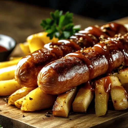 In der Welt der deutschen Küche gibt es wenige Gerichte, die so beliebt sind wie die klassische Currywurst. Diese Berliner Spezialität begeistert durch ihre würzige Sauce und die Kombination mit knusprigen Pommes. Die Currywurst, oft in einem Pappbecher serviert und mit einer großzügigen Portion Currysoße überzogen, hat sich in den letzten Jahrzehnten nicht nur als beliebtes Street Food etabliert, sondern ist auch zu einem kulturellen Symbol geworden. In diesem Artikel stellen wir Ihnen ein einfaches und authentisches Rezept für Berliner Currywurst mit knusprigen Pommes vor. Erfahren Sie, wie Sie dieses beliebte Gericht zu Hause zubereiten können und welche Geheimnisse hinter der perfekten Currysoße stecken.