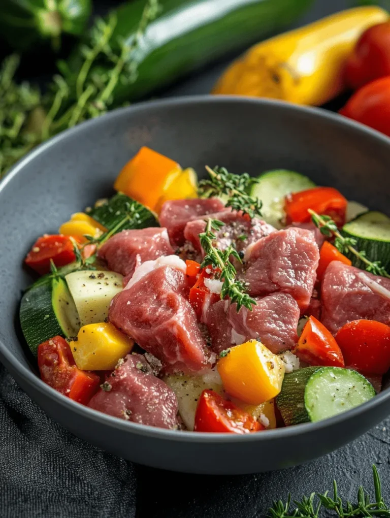 Der herzhafte bunte Gemüseeintopf mit Rindfleisch ist mehr als nur ein einfaches Gericht; es ist eine wahre Geschmacksexplosion, die sowohl den Gaumen erfreut als auch den Körper nährt. Dieses klassische Rezept vereint zartes Rindfleisch mit einer Vielzahl an frischem Gemüse, was nicht nur für eine ausgewogene Ernährung sorgt, sondern auch für eine Vielzahl von Aromen und Texturen, die beim Essen für Freude sorgen. Besonders in der kälteren Jahreszeit ist dieser Eintopf ein idealer Begleiter, der nicht nur satt macht, sondern auch die Seele wärmt.