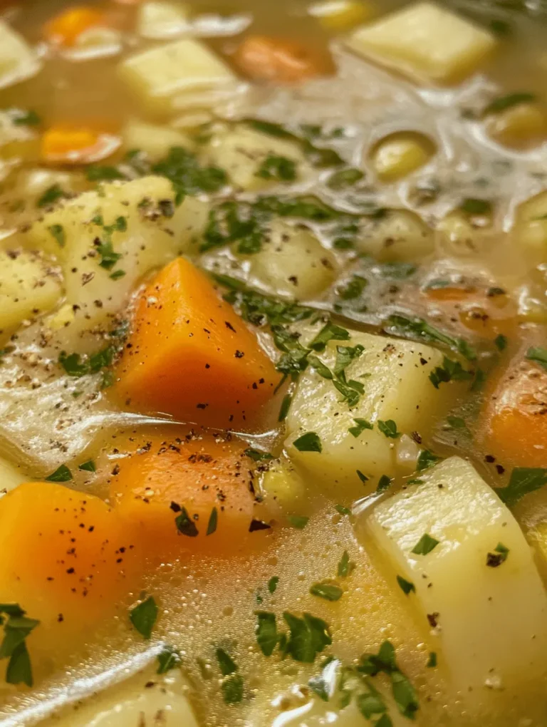 Die herzhafte Kartoffelsuppe mit einem Hauch von Magie ist mehr als nur eine einfache Mahlzeit; sie ist ein Seelenwärmer, der Erinnerungen an gemütliche Winterabende und familiäre Zusammenkünfte weckt. Dieses Gericht beeindruckt durch seine schlichte Eleganz und die Fülle an Aromen, die durch die sorgfältige Auswahl der Zutaten entstehen. In diesem Artikel erfahren Sie alles, was Sie über die Zubereitung dieser köstlichen Suppe wissen müssen – von den Hauptzutaten über die Zubereitungsschritte bis hin zu interessanten Hintergrundinformationen über die Kartoffel und die gesundheitlichen Vorteile der verwendeten Zutaten.