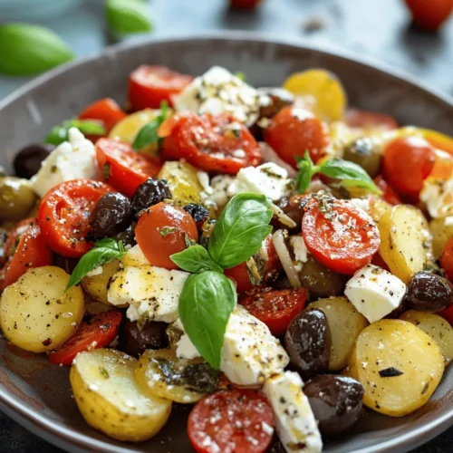 Der Kartoffelsalat ist ein Klassiker in der deutschen Küche, der in unzähligen Variationen auf den Tisch kommt. Egal ob zu Grillabenden, Familienfeiern oder als leichtes Mittagessen – dieser Salat hat sich einen festen Platz in unseren Herzen erobert. Besonders beliebt ist der traditionelle Kartoffelsalat, der mit einer cremigen Mayonnaise- oder Essig-Öl-Vinaigrette zubereitet wird. Doch heute möchten wir Ihnen eine aufregende Abwandlung vorstellen: den Kartoffelsalat mit mediterranem Twist. Dieses Rezept bringt frische Aromen und eine bunte Vielfalt auf Ihren Tisch und wird Ihre Gäste in kürzester Zeit begeistern.