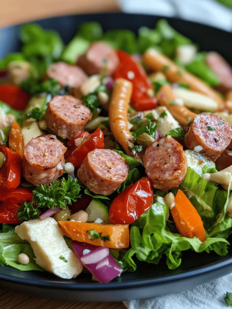 Der Wurstsalat hat seine Wurzeln in der traditionellen deutschen Küche und ist in vielen Regionen beliebt. Ursprünglich wurde er aus Resten von Wurst und anderen Zutaten zubereitet, die im Kühlschrank vorhanden waren. Heute ist der Wurstsalat in vielen Variationen zu finden und erfreut sich nicht nur in Deutschland, sondern auch in anderen Ländern großer Beliebtheit. Es gibt unzählige Rezepte, die sich in der Auswahl der Wurstsorten, der Gemüsebeigaben und der Dressings unterscheiden.