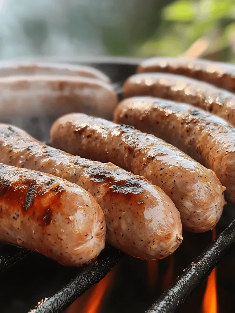 Die Thüringer Rostbratwurst ist nicht nur ein Klassiker der deutschen Grillkultur, sondern auch eine köstliche Wahl für ein herzhaftes Gericht. Diese Wurst, die seit Jahrhunderten in der Region Thüringen hergestellt wird, hat sich zu einem Symbol der deutschen Esskultur entwickelt. Ihre Zubereitung erfolgt traditionell über offenem Feuer, was ihr den unverwechselbaren Grillgeschmack verleiht. Kombiniert mit cremigem Kartoffelpüree und aromatischen Zwiebeln wird dieses Rezept zum perfekten Comfort Food, das nicht nur den Gaumen erfreut, sondern auch die Seele wärmt.