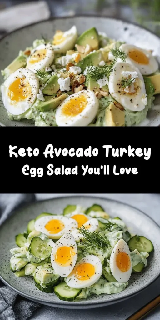 Entdecke diesen köstlichen Keto-Putenschinken-Eiersalat Deluxe! Mit cremigen Avocados und hartgekochten Eiern ist dieses Rezept nicht nur einfach zuzubereiten, sondern auch perfekt für eine gesunde Mahlzeit oder einen Snack. Kombiniere Putenschinken, griechischen Joghurt und frische Kräuter für einen erfrischenden Geschmack. Ideal für alle, die sich kohlenhydratarm ernähren möchten. Probiere es aus und genieße jede Biss!
