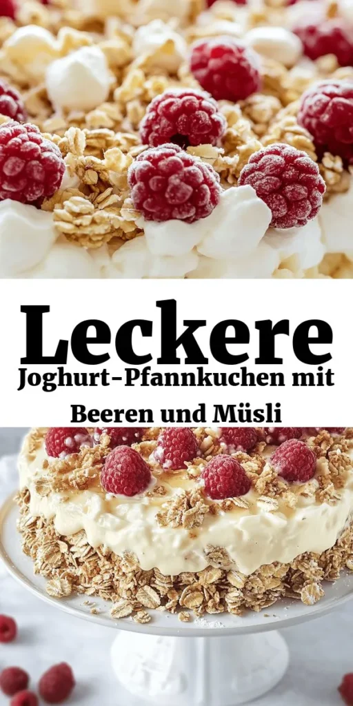 Entdecke den besonderen Genuss mit unseren Joghurt-Pfannkuchen-Müsli! Diese gesunden, vollwertigen Pfannkuchen sind einfach zuzubereiten und perfekt für ein leckeres Frühstück oder Brunch. Vollgepackt mit Vollkornmehl, frischen Beeren und knackigen Nüssen sind sie nicht nur nahrhaft, sondern auch super lecker. Mit einem Hauch von Honig und Joghurt sind diese Pfannkuchen ein echter Hit. Koste das Rezept für 4 Portionen und starte deinen Tag lecker!