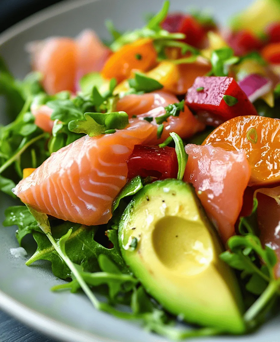 In einer Welt, die immer schneller wird, suchen viele Menschen nach schnellen, gesunden und schmackhaften Lösungen für ihre Ernährung. Der Avocado-Lachs-Genuss-Salat mit Limetten-Dressing bietet genau das: eine köstliche und nahrhafte Option, die nicht nur den Gaumen verwöhnt, sondern auch eine Vielzahl an gesundheitlichen Vorteilen mit sich bringt. Dieser Salat kombiniert die cremige Textur der Avocado mit dem zarten Geschmack des Lachses und dem erfrischenden Aroma von Limette, was ihn zu einem absoluten Highlight auf jedem Tisch macht. Ob als leichtes Mittagessen, herzhaftes Abendessen oder als schicker Snack für eine Gartenparty – dieser Salat passt einfach zu jeder Gelegenheit.