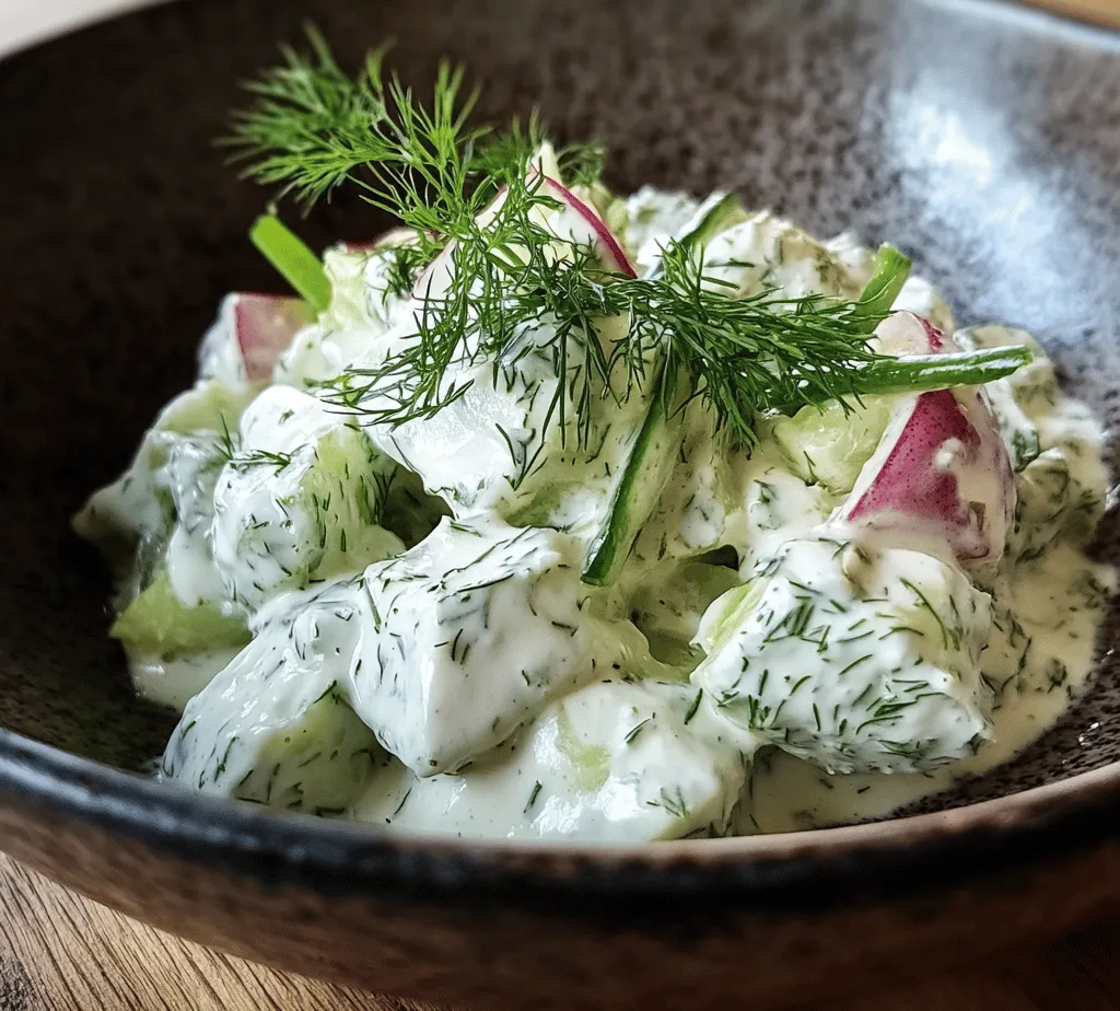 Cremige Gurkensalate sind nicht nur ein Genuss für den Gaumen, sondern auch eine erfrischende und vielseitige Beilage, die in der warmen Jahreszeit besonders beliebt ist. Sie sind die perfekte Ergänzung zu Grillgerichten, Picknicks oder einfach als leichtes Mittagessen an einem sonnigen Tag. Die Kombination aus knackigen Gurken, einer cremigen Joghurtbasis und frischen Kräutern schafft ein harmonisches Geschmackserlebnis, das sowohl für Gemüsefans als auch für Fleischliebhaber ansprechend ist. In diesem Artikel stellen wir Ihnen unser köstliches Rezept für einen cremigen Gurkensalat mit einem Hauch von Himmel vor, das schnell zu einem Favoriten auf Ihrem Tisch werden könnte.