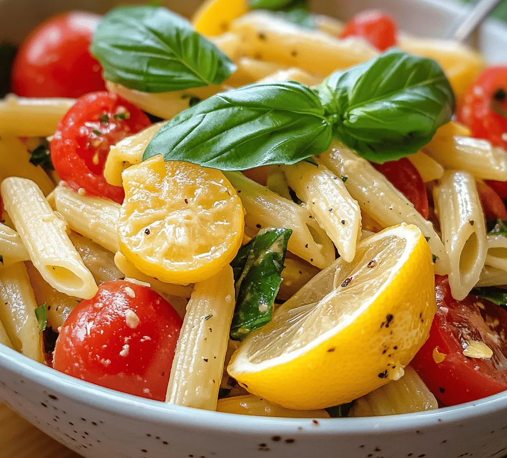 Der Lemon Basil Pasta Salad ist nicht nur eine erfrischende Ergänzung zu jeder Mahlzeit, sondern auch eine köstliche Möglichkeit, saisonales Gemüse und frische Kräuter zu genießen. In Zeiten, in denen gesunde Ernährung und schnelle Zubereitung immer mehr in den Fokus rücken, bietet dieses Gericht die perfekte Kombination aus Geschmack, Nährstoffen und unkomplizierter Zubereitung. Mit seiner Mischung aus Vollkornpasta, knackigem Gemüse und einem zitronigen Dressing ist dieser Salat nicht nur gesund, sondern auch schnell zubereitet.