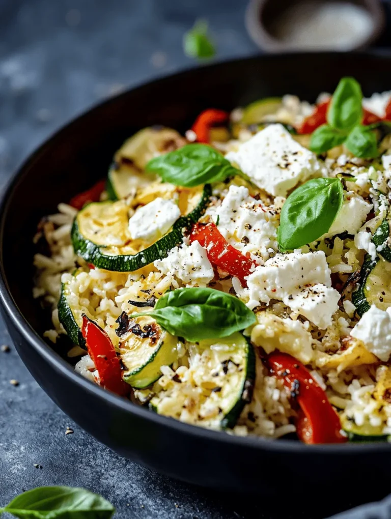 Die Zucchini-Reis-Pfanne mit Feta ist nicht nur ein schnelles und einfaches Gericht, sondern auch ein wahrer Genuss für alle, die frische, gesunde und schmackhafte Mahlzeiten lieben. In einer Zeit, in der viele von uns nach schnellen, aber nahrhaften Optionen suchen, ist dieses Rezept eine perfekte Wahl. Es kombiniert die Aromen von frischem Gemüse mit dem herzhaften Geschmack von Feta-Käse und ist ideal für ein leichtes Mittagessen oder ein Abendessen unter der Woche.