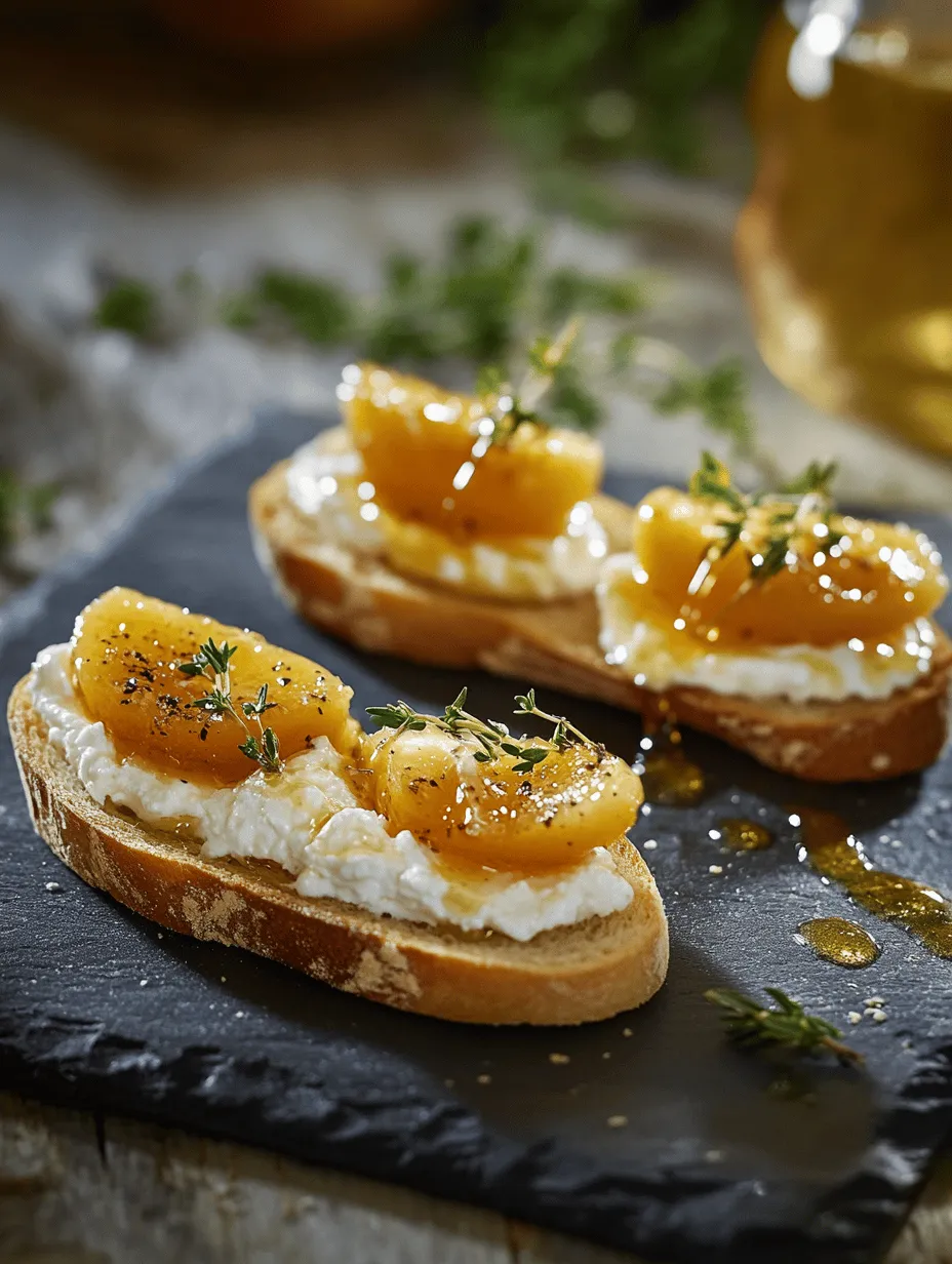 In der Welt der Appetizer gibt es kaum etwas Verführerischeres als Crostini. Diese kleinen, knusprigen Brotscheiben bieten die perfekte Grundlage für eine Vielzahl von köstlichen Belägen, die sowohl den Gaumen erfreuen als auch das Auge ansprechen. Crostini sind nicht nur einfach zuzubereiten, sondern auch unglaublich vielseitig – sie können sowohl als leichter Snack für zwischendurch als auch als eleganter Bestandteil eines mehrgängigen Menüs serviert werden. Das Rezept für Honig-Ricotta-Pfirsich-Crostini, das wir Ihnen hier vorstellen, vereint all diese Vorzüge in einer harmonischen Kombination aus süßen und herzhaften Aromen.