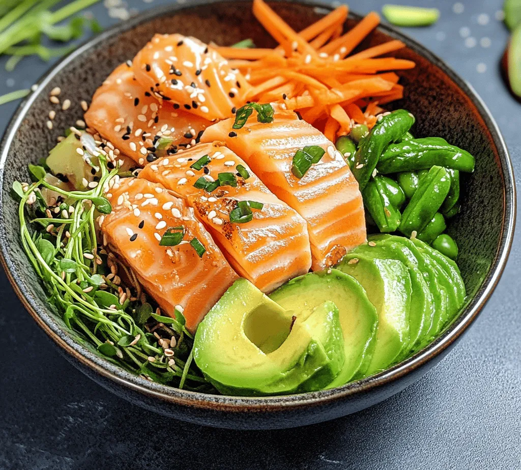 Die Lachs-Reis-Bowl mit Avocado und Sesam ist nicht nur ein Fest für die Augen, sondern auch eine gesunde und schmackhafte Mahlzeit, die sich schnell zubereiten lässt. In der heutigen schnelllebigen Zeit sind einfache und nahrhafte Rezepte gefragt, die sowohl gut schmecken als auch mit frischen Zutaten zubereitet werden können. Diese Bowl vereint all diese Aspekte und bringt einen Hauch von Japan in deine Küche.