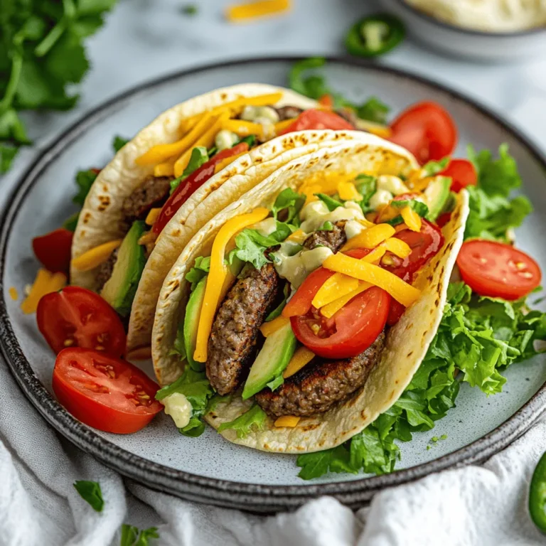 Die Fusion von zwei beliebten Gerichten in einem – das ist die Idee hinter den Easy Smash Burger Tacos. In einer Welt voller kulinarischer Inspirationen und unzähliger Geschmäcker erfreuen sich sowohl Burger als auch Tacos großer Beliebtheit. Warum also nicht das Beste aus beiden Welten kombinieren? Diese köstliche Kombination aus herzhaften Burger-Patties und frischen Taco-Zutaten bietet nicht nur ein Geschmackserlebnis der Extraklasse, sondern ist auch schnell und einfach zubereitet. Perfekt für gesellige Abende mit Freunden oder als schneller Snack für die ganze Familie, sind diese Tacos eine kreative Abwandlung des klassischen Burgers.