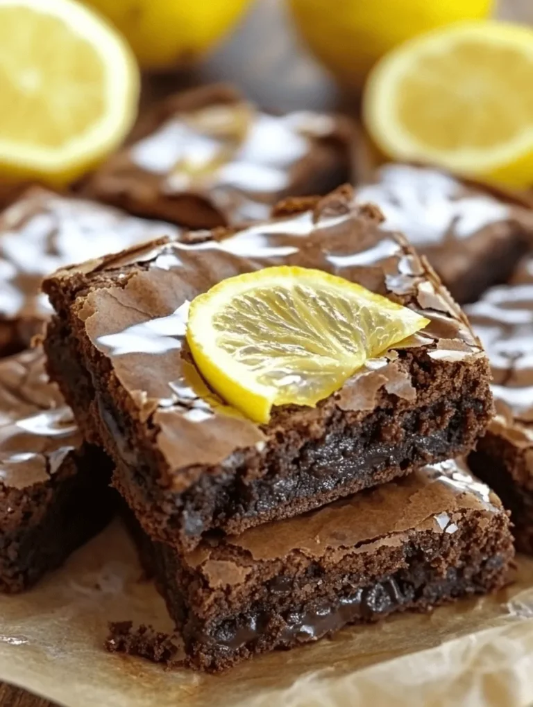 In der Welt der Desserts gibt es kaum etwas Erfrischenderes und Verlockenderes als eine Kombination aus Schokolade und Zitrone. Diese harmonische Verbindung schafft eine Geschmacksexplosion, die sowohl süß als auch sauer ist – ein Erlebnis, das man so schnell nicht vergisst. Die Zesty Zitronen-Brownies sind die perfekte Lösung für alle, die diese Balance lieben und auf der Suche nach einem besonderen Rezept sind. In diesem Artikel werden wir die einzelnen Schritte zur Zubereitung dieser köstlichen Brownies detailliert durchgehen, um sicherzustellen, dass auch Sie ein perfektes Ergebnis erzielen.