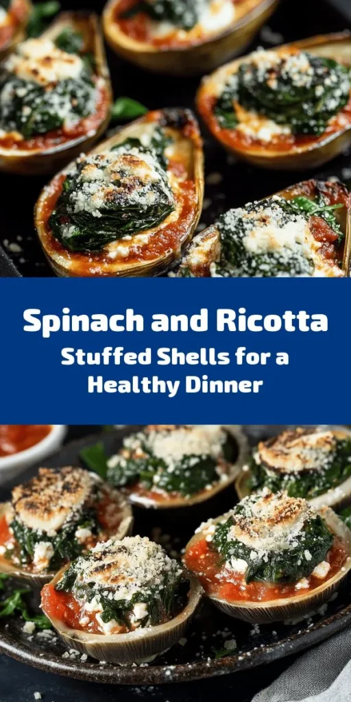 Entdecke das köstliche Rezept für Spinata-Pasta-Delight! Gefüllte Muscheln mit einer herzhaften Mischung aus Ricotta und frischem Spinat sind perfekt für ein gesundes Veggie-Dinner. Dieses einfache Gericht kombiniert die Aromen von Parmesan und Muskatnuss, um ein unvergessliches Geschmackserlebnis zu bieten. Mit einer leckeren Marinara-Sauce überzogen und im Ofen goldbraun gebacken, sind sie ein wahrer Genuss. Ideal zum Teilen bei Dinner-Party oder als Familienmahl!